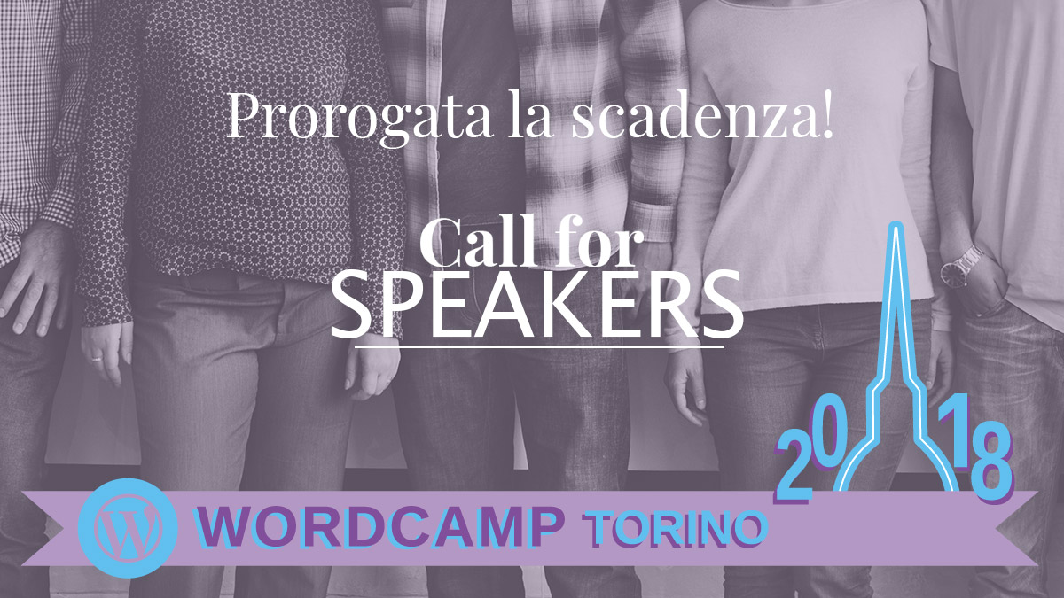 call for speaker proroga